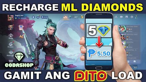 ml diamond recharge dito sim|Pinakamagandang Alok sa MLBB Diamonds sa Jollymax.